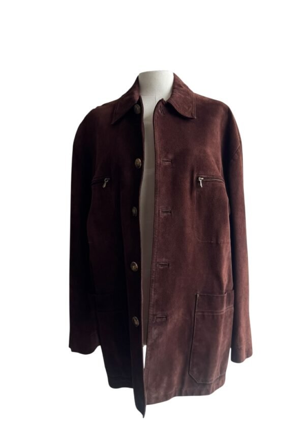 HERMES - SUEDE BUMPER JACKET - Image 14